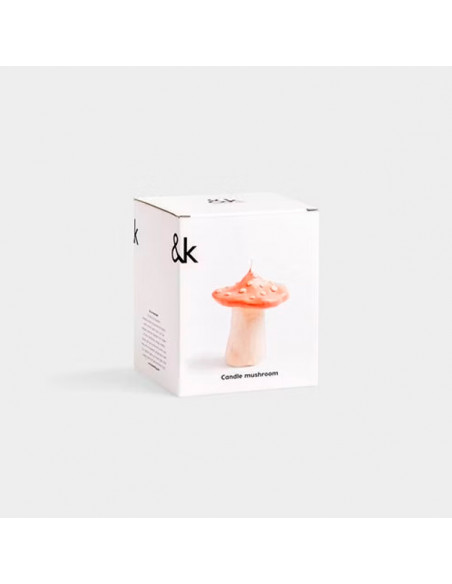 Candle Mushroom Pink