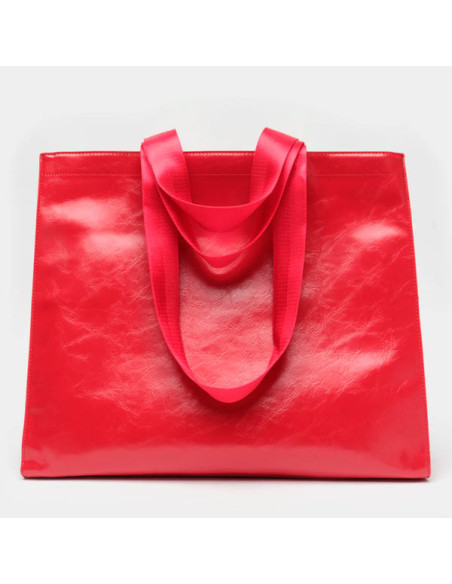 Shopper Wrinkle Bright Red