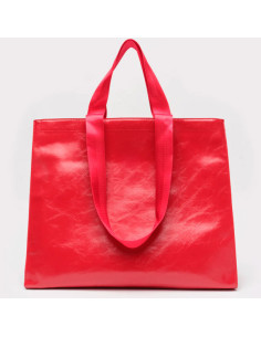 Shopper Wrinkle Bright Red 2
