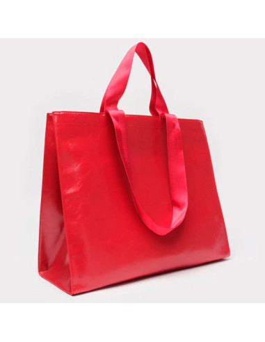 Shopper Wrinkle Bright Red