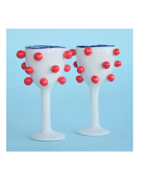 Ceramic Goblet Siamese Twin Studio