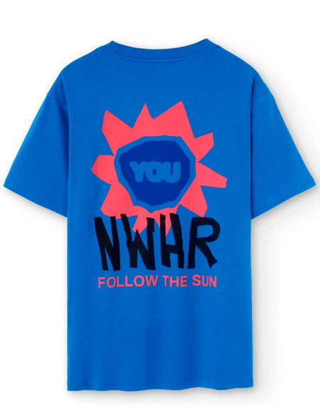 T-shirt Follow the Sun Blue Nowhere