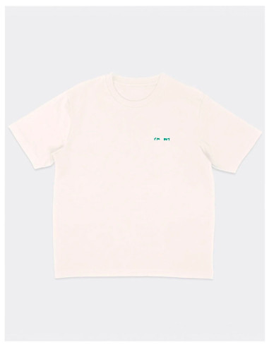 Camiseta I'm Out Blanca Yahya