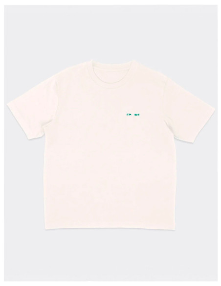 Camiseta I'm Out Blanca Yahya