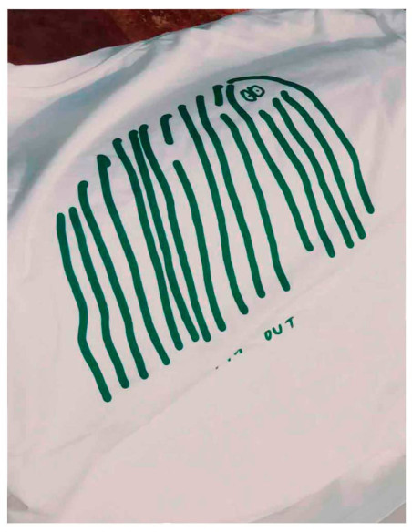 Camiseta I'm Out Blanca Yahya
