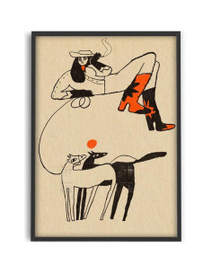 Enikő Eged - Red Starred Boots