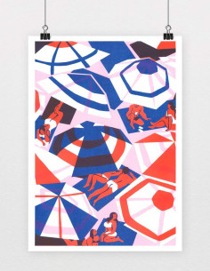 Virginie Morgand - Beach (pink version) 2