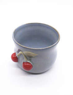 Ceramic Cherry Cup 2