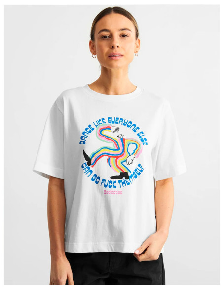 T-shirt Dancing Man White