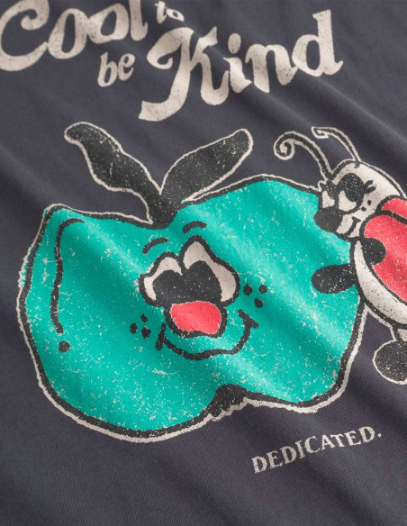 Camiseta Kind To Be Cool Charcoal