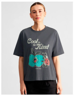 T-shirt Kind To Be Cool Charcoal
