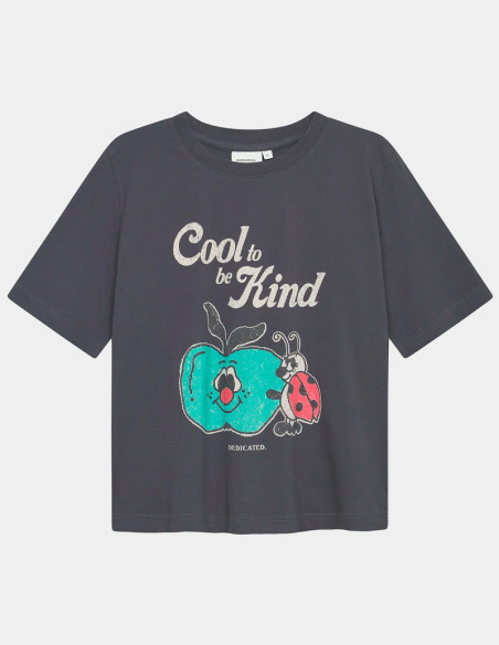 Camiseta Kind To Be Cool Charcoal
