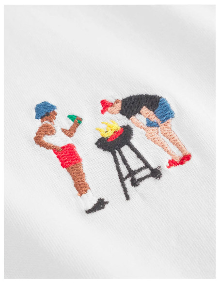 T-shirt BBQ White