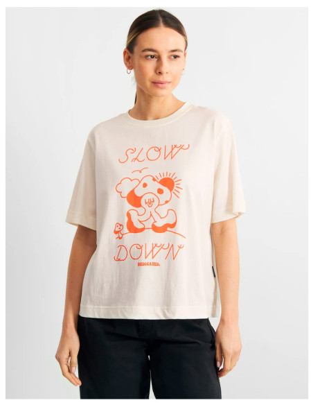 T-shirt Slow Down Off White