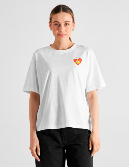 Camiseta Good Vibes Blanco