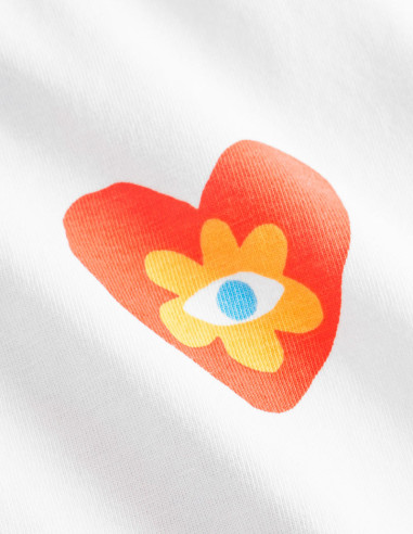 T-shirt Good Vibes White