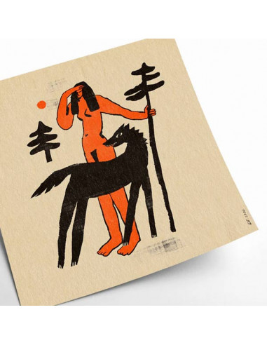 Enikő Eged - Girl and Wolf