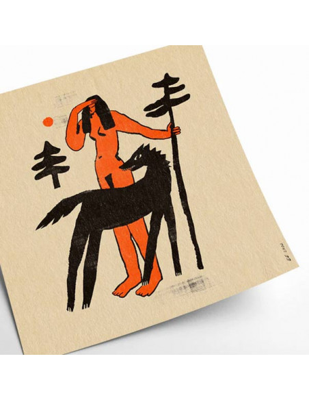 Enikő Eged - Girl and Wolf