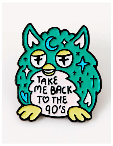 Evil Nostalgic Furby Enamel Pin