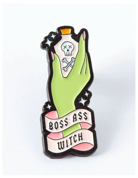 Boss Ass Witch Enamel Pin