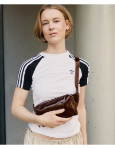 Crossbody Fanny Pack Bag Patent Leather by The Hands