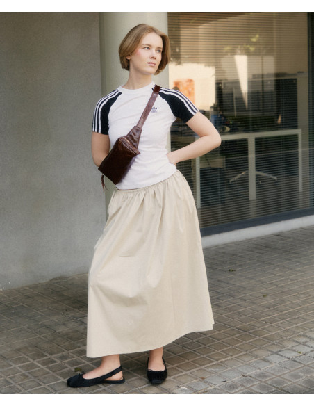 Bolso Riñonera de Piel hecho a mano The Hands