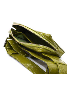 Crossbody Fanny Pack Bag Patent Leather by The Hands 2