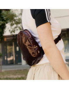 Bandolera Piel hecha a mano The Hands 2