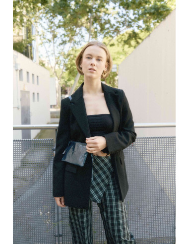 Bolso Minimal de Piel hecho a mano The Hands