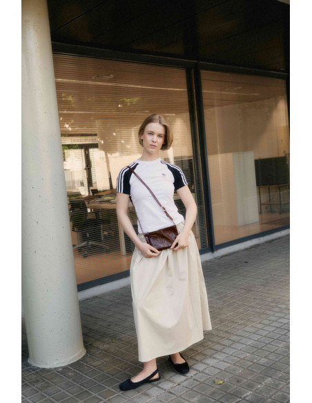 Bolso Minimal de Piel hecho a mano The Hands