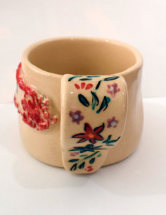 Taza Cerámica Stay High Hecha a Mano 2