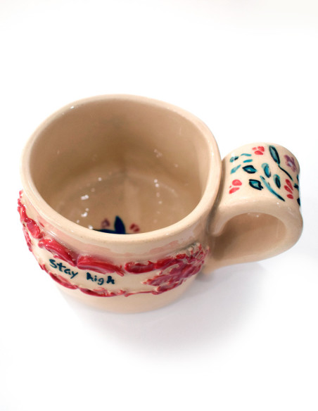 Taza Cerámica Stay High Hecha a Mano