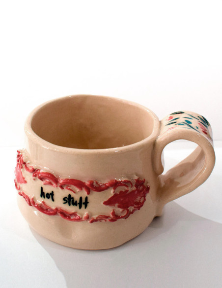 Taza Cerámica Hot Stuff Hecha a Mano