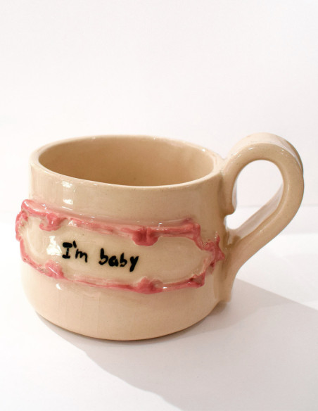 Taza Cerámica I'm Baby Hecha a Mano