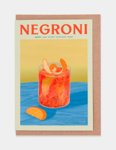 Negroni Greetings Card Elin PK