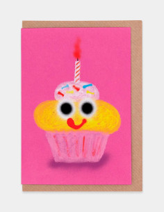 Cake Greetings Card By Jon Burgerman