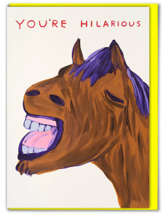 Funny Greetings Card By David Shrigley - You're Hilarious
