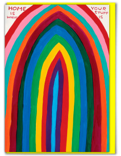 Funny Greetings Card By David Shrigley - Home Where Stuff Is