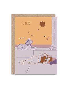 Leo Greetings Card By The Hands