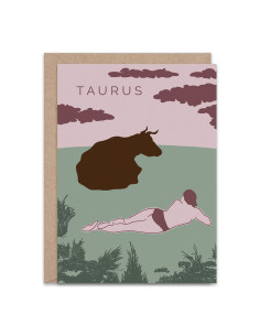Taurus Greetings Card By The Hands