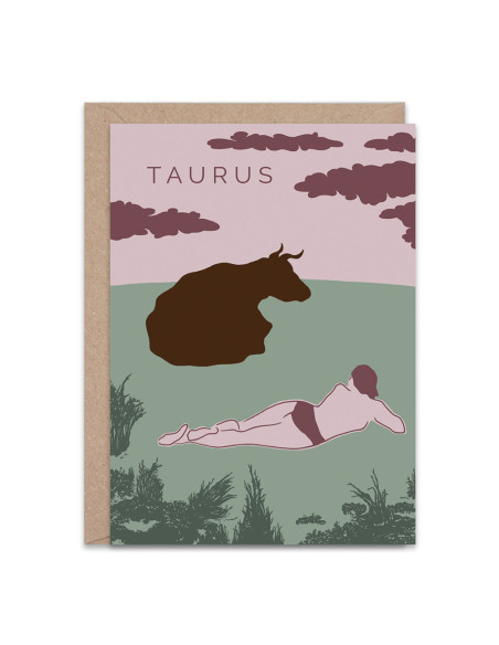 Taurus Greetings Card By The Hands