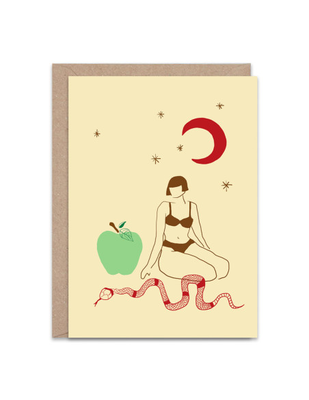 Garden of Eden Greetings Card By The Hands