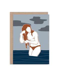 Venus Greetings Card By The Hands