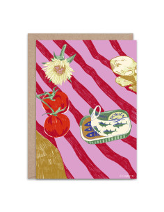 Picnic Greetings Card By En Marte