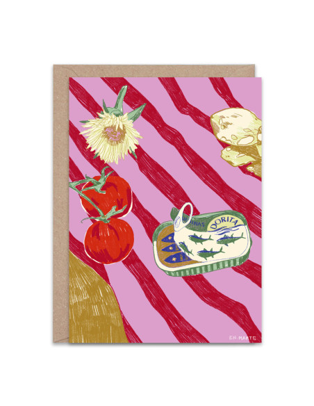 Picnic Greetings Card By En Marte