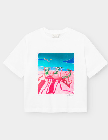 Dedicated Camiseta Deck Chairs White