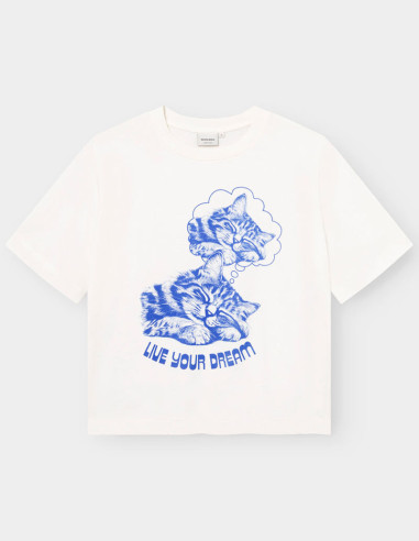 Dedicated T-shirt Live Your Dream Off-White