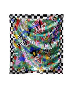 Medium Scarf Dogs by Juani Bengali