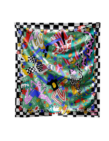 Medium Scarf Dogs by Juani Bengali