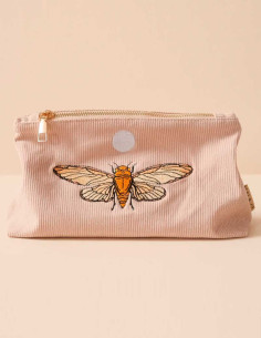 Medium Corduroy Pouch in Pale Sage